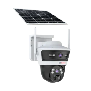 Trueview T18200 4G Mini PT Solar Linkage 3MP+3MP Dual Intelligent Security Camera  (64GB, 1 Channel)