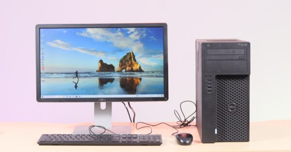 SECOND HAND DELL PRECISION TOWER 3620, INTEL I7 6TH GEN, 16GB RAM, 512GB SSD, 4GB GRAPHICS - FULL SET