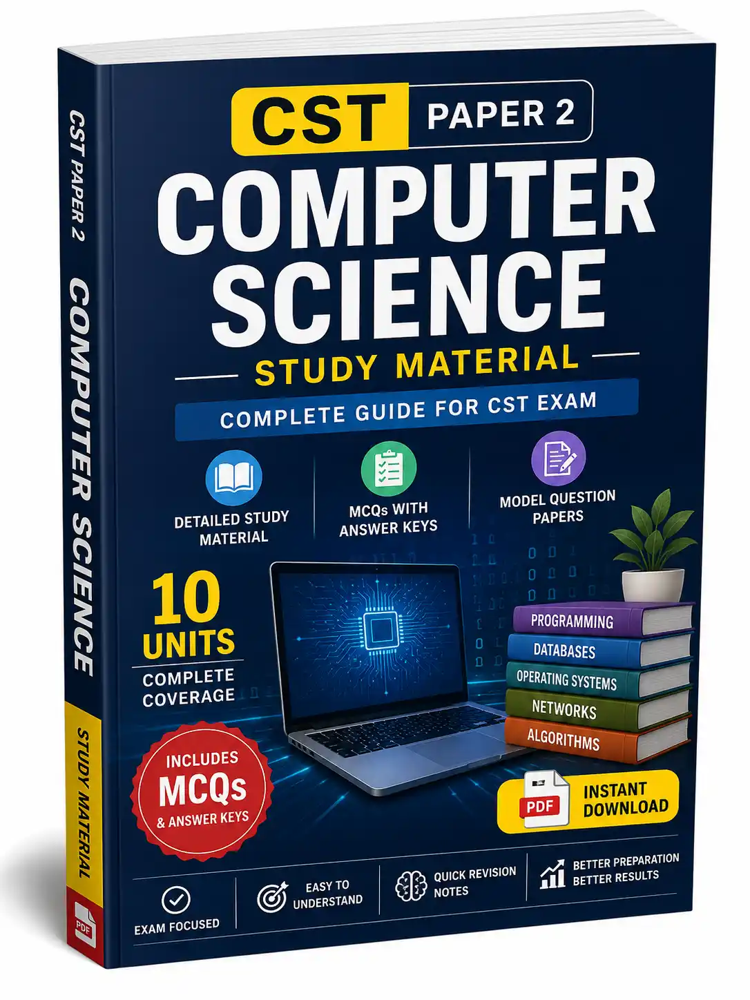 CST Paper 2 Computer Science Study Material & Model Question Papers – Complete PDF