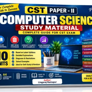CST Paper-II Computer Science – Complete Study Material Printed BOOK