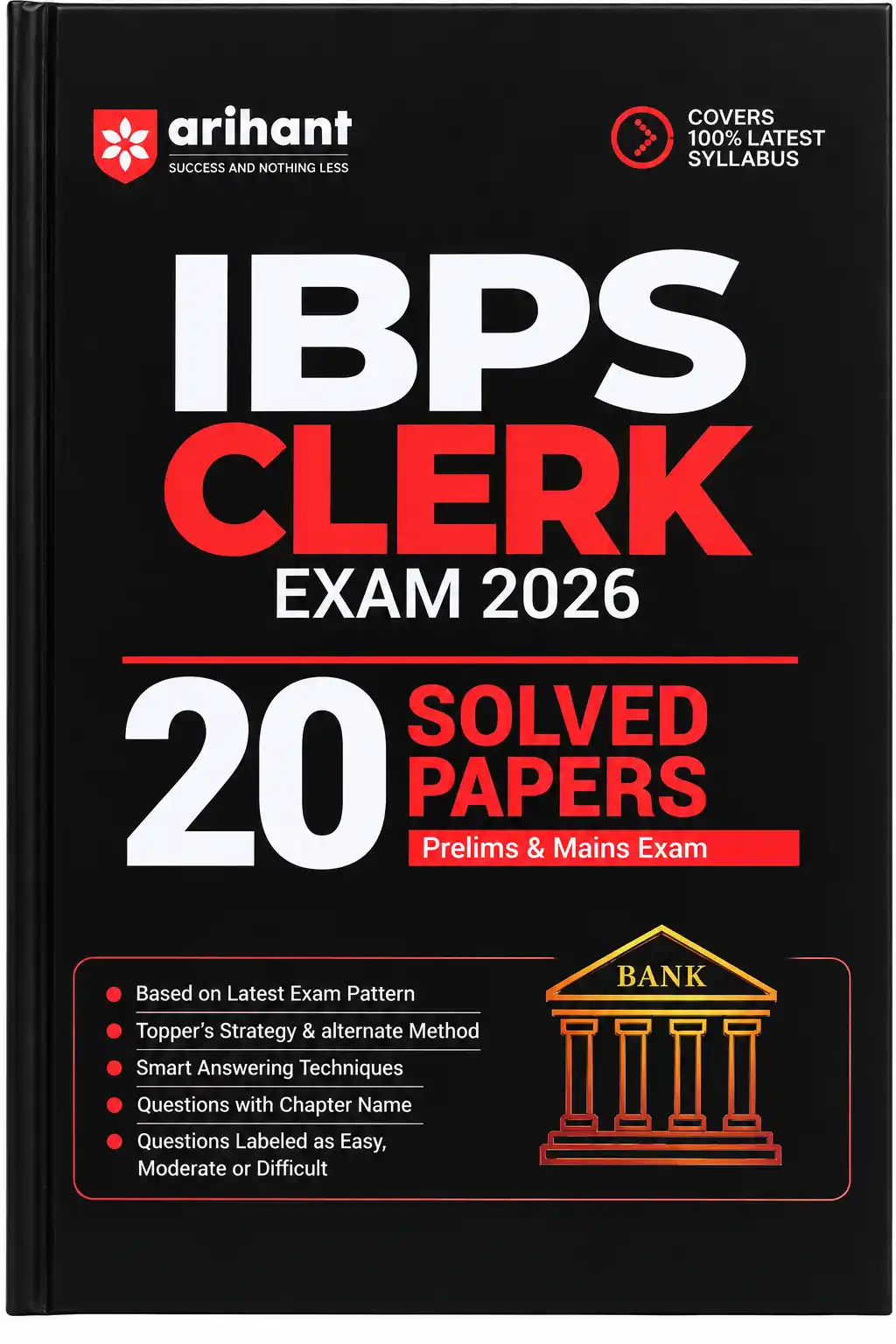 IBPS Clerk Exam 2026 – 20 Solved Papers | Prelims & Mains | Latest Exam Pattern