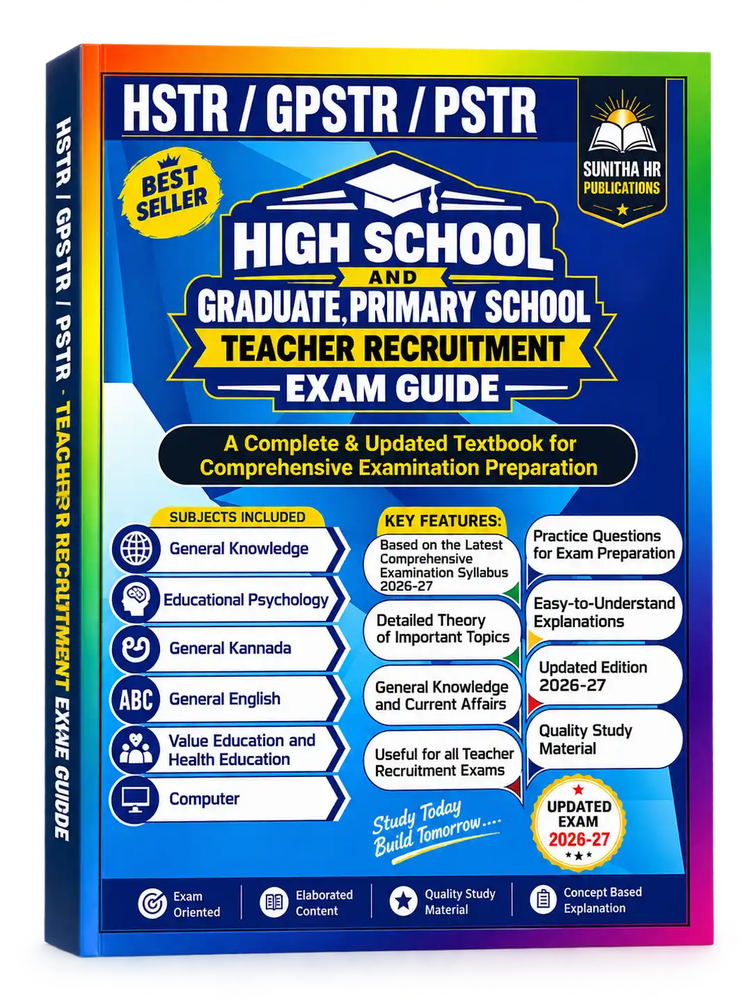 HSTR / GPSTR / PSTR Teacher Recruitment Exam Guide 2026–27 | Paper 1 English Edition